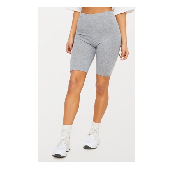 Super Comfy Gray Biker Shorts - Picture 2 of 8